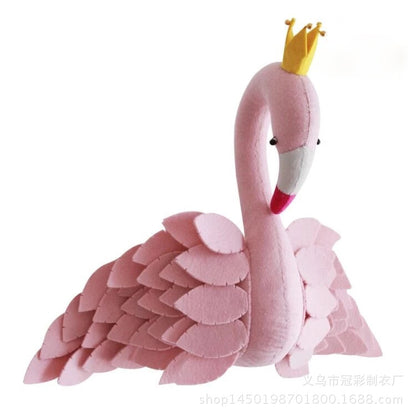 Handmade 3D Animal Wall Decor for Kids' Room