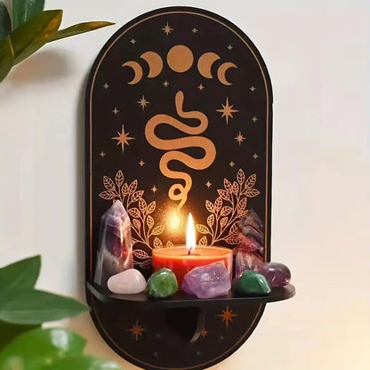 Creative Animal Crystal Shelf and Wall Candle Holder