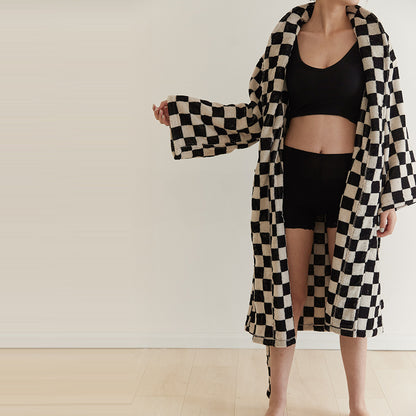 Simple Men's and Women's Bathrobe Towel