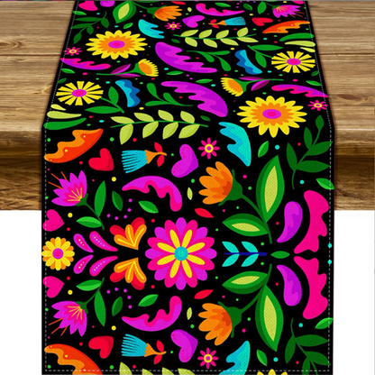 Linen Table Runner for Home and Restaurant Decoration