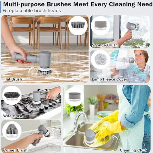 Cordless Electric Spin Scrubber