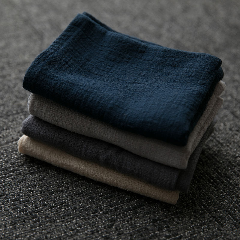 Japanese-Style Cotton Linen Tea Towel
