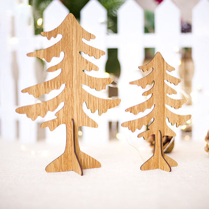 Wooden Christmas Reindeer Decor and Tree Ornament