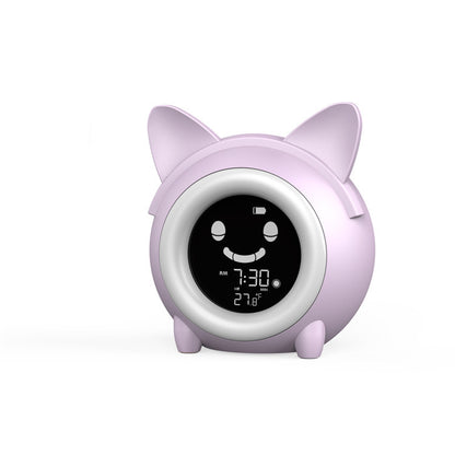 Creative Cartoon Alarm Clock with Night Light for Kids