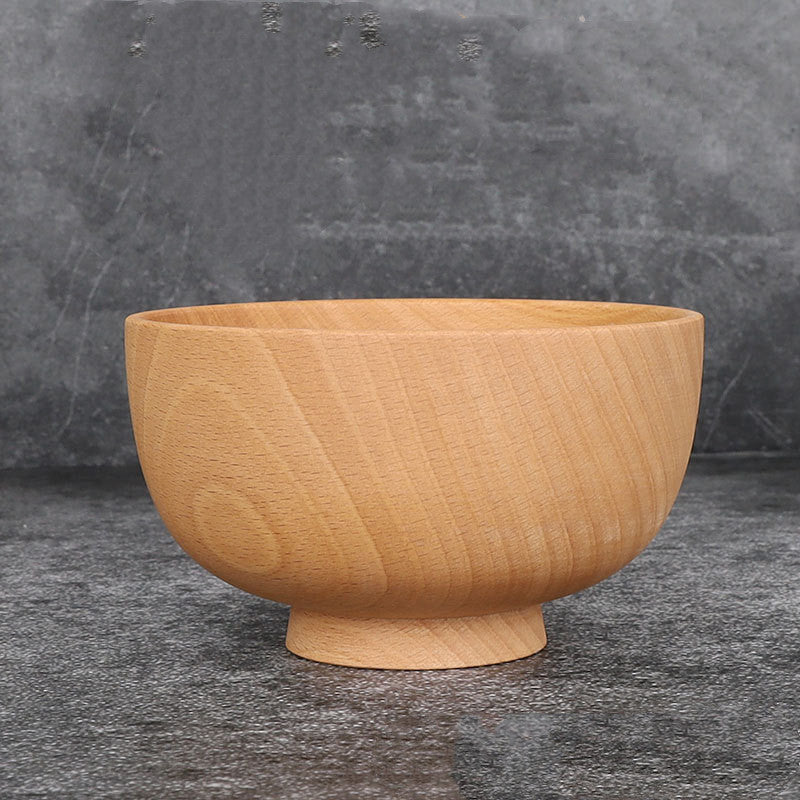 Unfinished Wax-Free Wooden Bowl