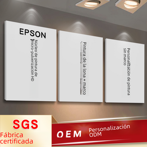 Modern Minimalist Nordic Unframed Canvas Triptych Art