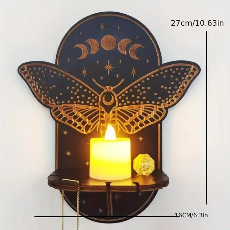 Creative Animal Crystal Shelf and Wall Candle Holder