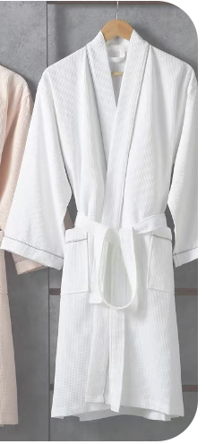 Cotton Hotel Bathrobe for Adults - Unisex Design