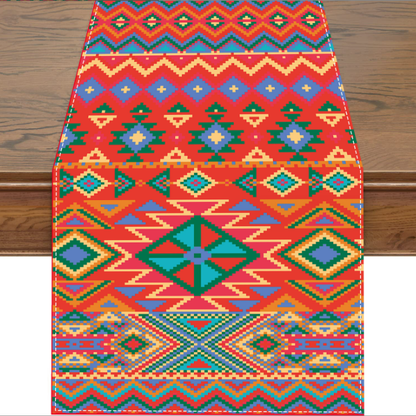 Linen Table Runner for Home and Restaurant Decoration