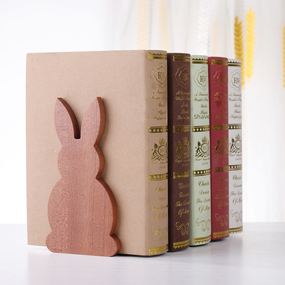 Wooden Bookend Rack for Students - Simple & Creative