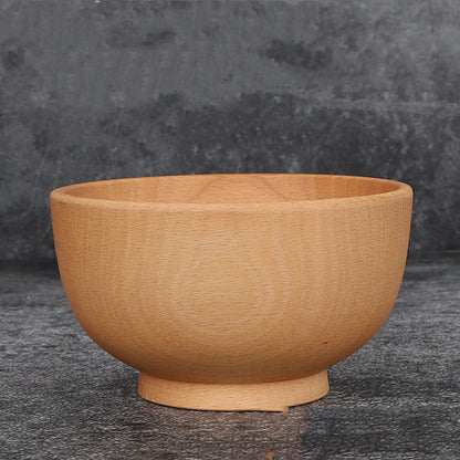 Unfinished Wax-Free Wooden Bowl