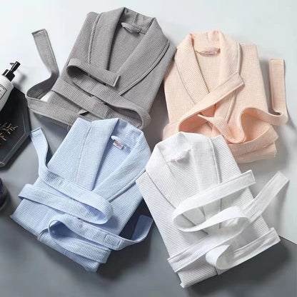 Cotton Hotel Bathrobe for Adults - Unisex Design
