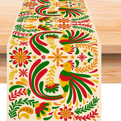 Linen Table Runner for Home and Restaurant Decoration