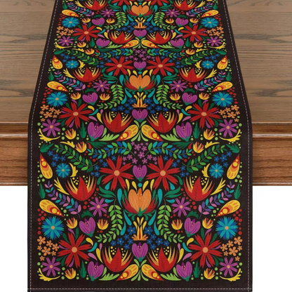 Linen Table Runner for Home and Restaurant Decoration