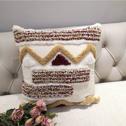 Luxury Handmade Moroccan Cushion Cover Geometric 45x45cm