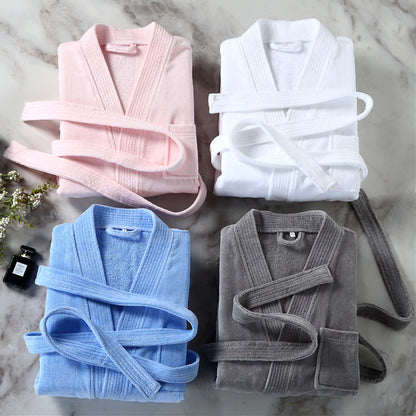 Cotton Hotel Bathrobe for Adults - Unisex Design