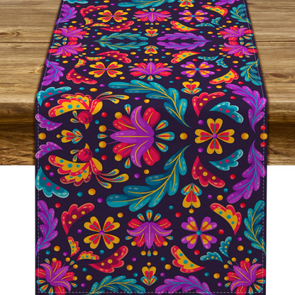 Linen Table Runner for Home and Restaurant Decoration