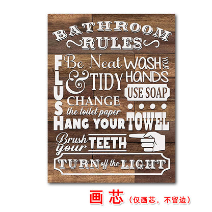 Modern Minimalist Nordic Unframed Canvas Triptych Art