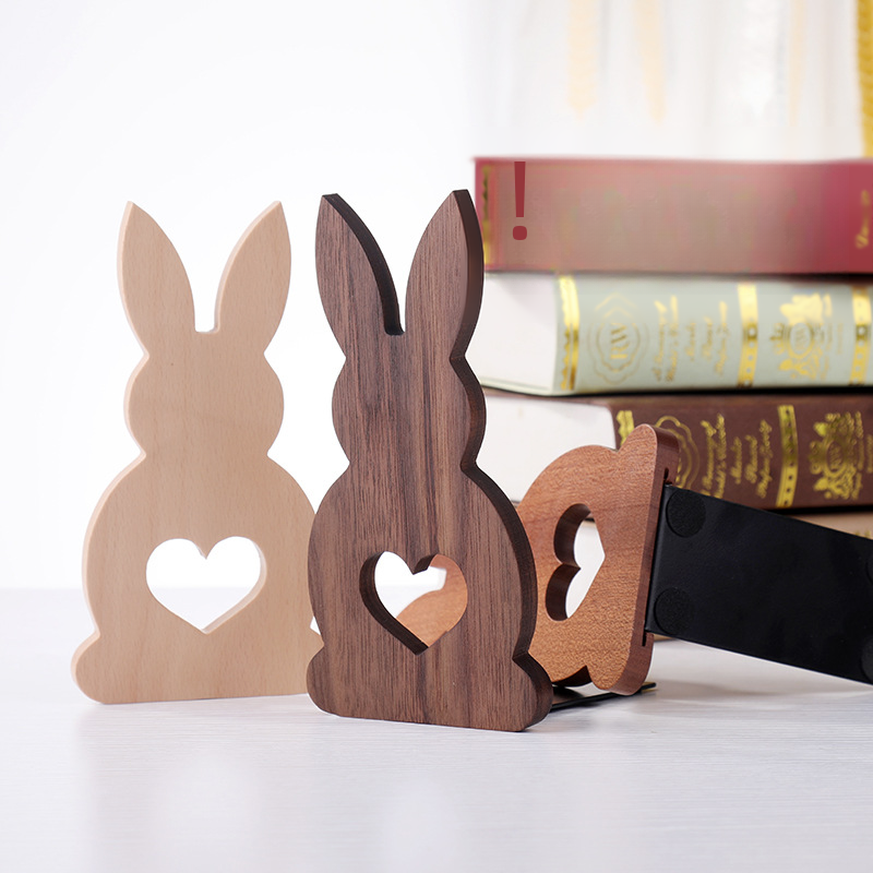 Wooden Bookend Rack for Students - Simple & Creative