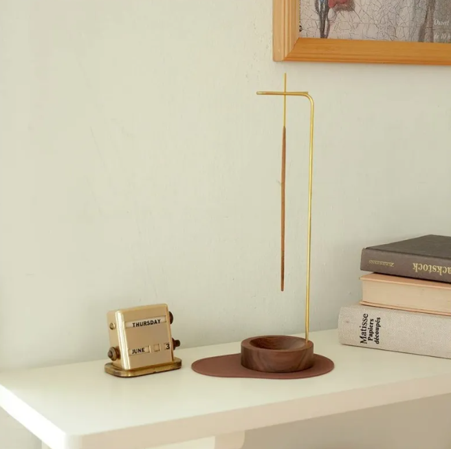 Wood Incense Holder