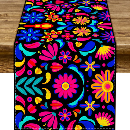 Linen Table Runner for Home and Restaurant Decoration