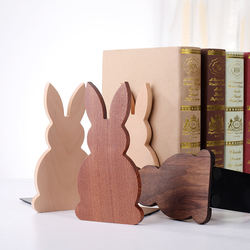 Wooden Bookend Rack for Students - Simple & Creative