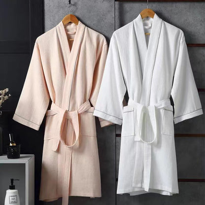 Cotton Hotel Bathrobe for Adults - Unisex Design