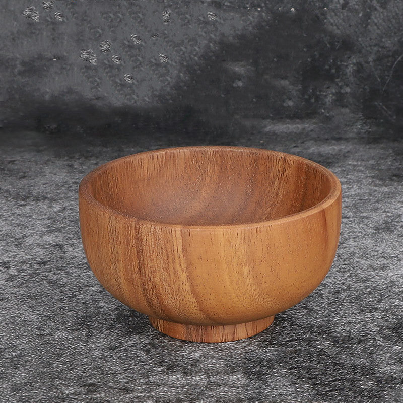 Unfinished Wax-Free Wooden Bowl