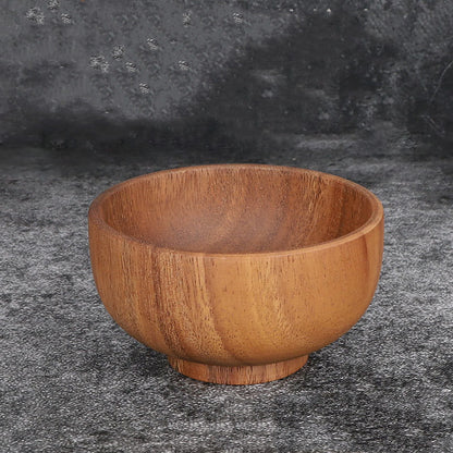 Unfinished Wax-Free Wooden Bowl