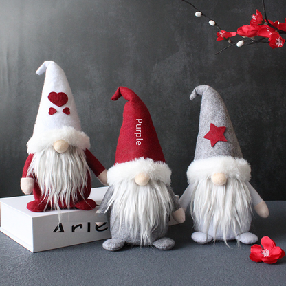 Creative Hooded Faceless Doll Christmas Gnome Plush Decor