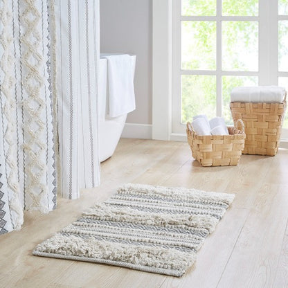Bath Rug Grey 20x32