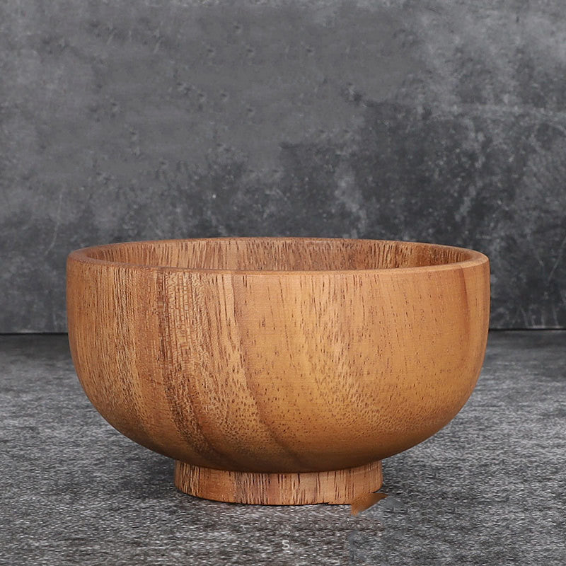 Unfinished Wax-Free Wooden Bowl