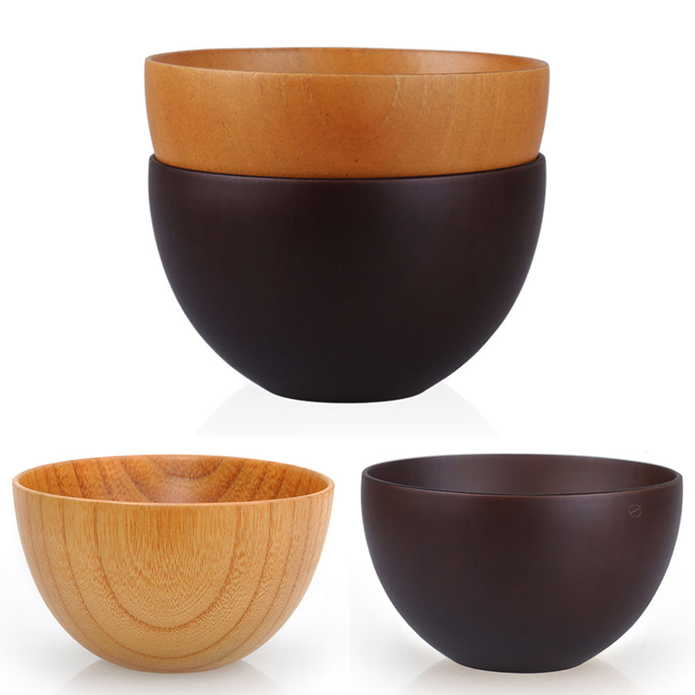 Wooden Bowl for Miso Soup and Monk's Bowl