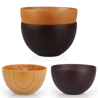 Wooden Bowl for Miso Soup and Monk's Bowl