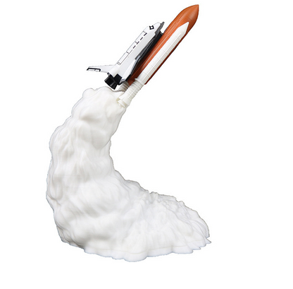 Creative Rocket Moon Night Light Table Lamp Decor