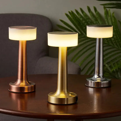 Cordless Rechargeable LED Table Lamp for Home & Cafe