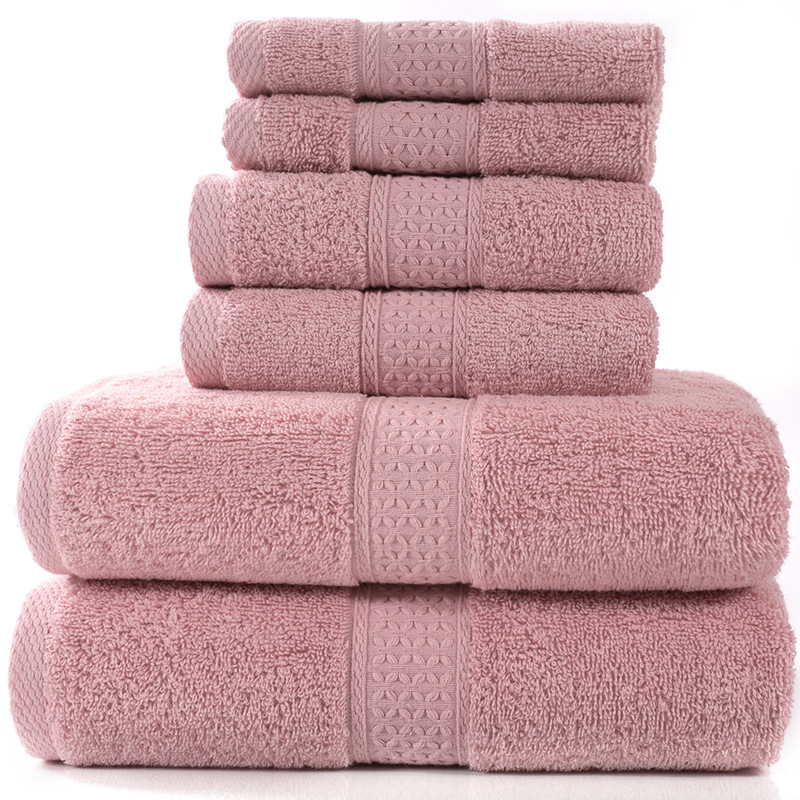 6-Piece Cotton Bath Towel Set