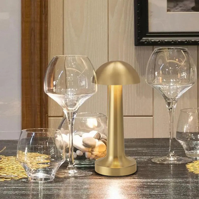Cordless Rechargeable LED Table Lamp for Home & Cafe