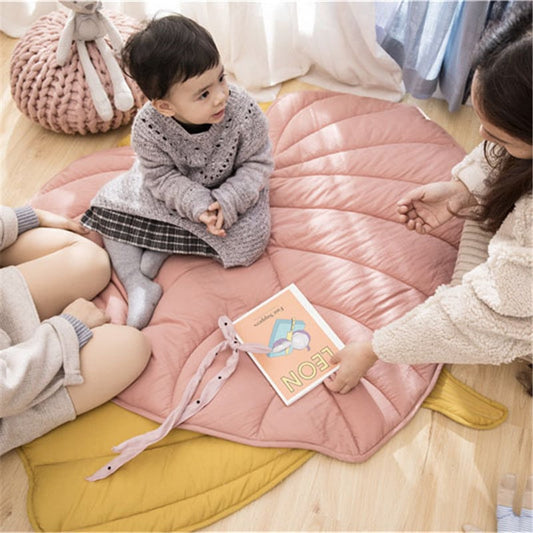 Leaf Shape Kids Floor Mat