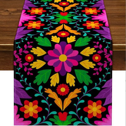 Linen Table Runner for Home and Restaurant Decoration