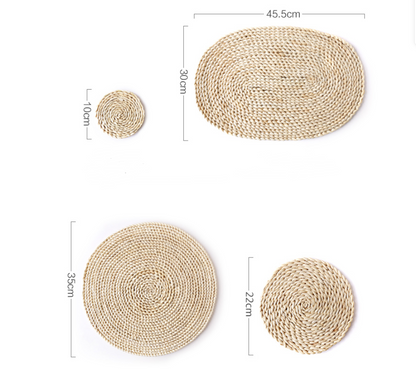 Corn Husk Trivet for Hot Pots and Dishes
