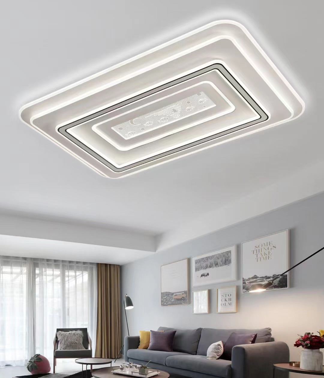 2024 Modern Smart LED Ceiling Light for Living Room