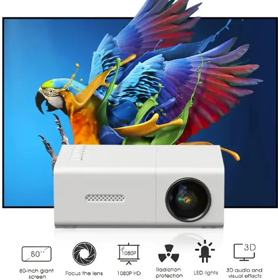 Mini Portable LED Home Theater Projector