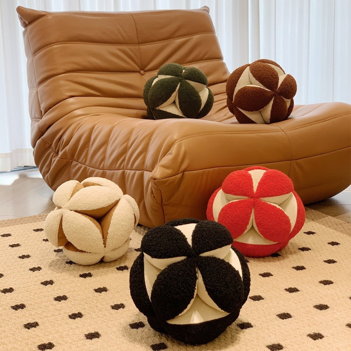 Light Luxury Hydrangea Shaped Decorative Pillow