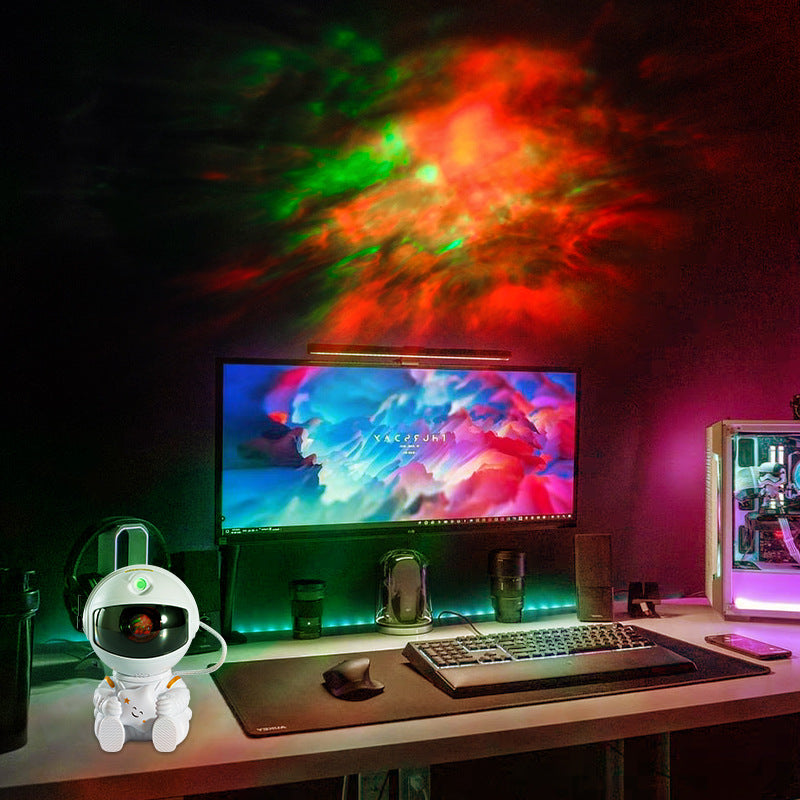 Astronaut LED Star Projector Night Light Desk Lamp