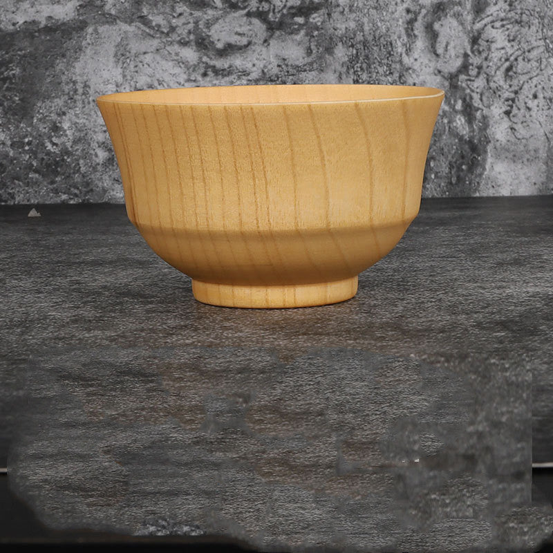 Unfinished Wax-Free Wooden Bowl
