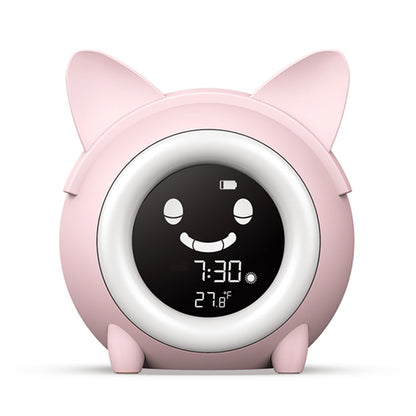 Creative Cartoon Alarm Clock with Night Light for Kids