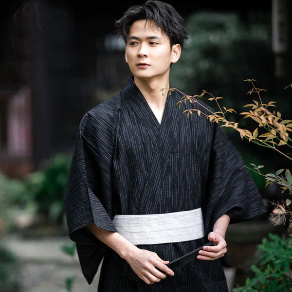 Men's Japanese Summer Kimono Bathrobe
