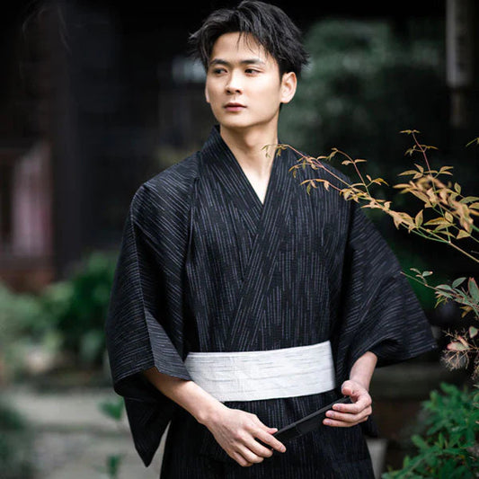 Men's Japanese Summer Kimono Bathrobe
