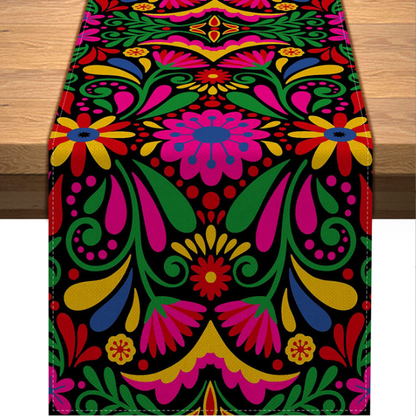 Linen Table Runner for Home and Restaurant Decoration
